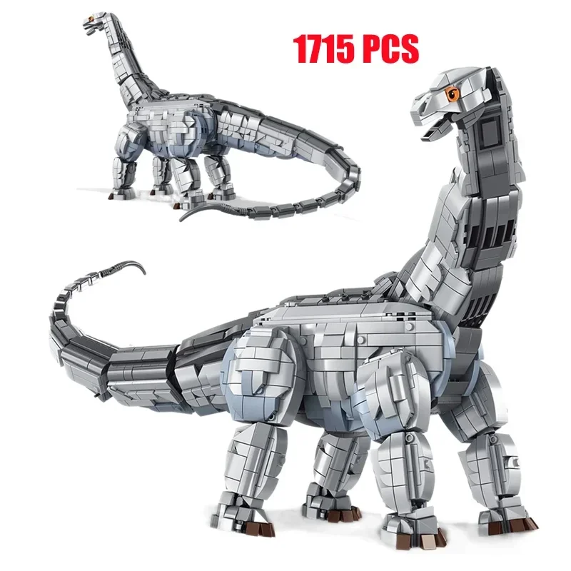 1813PCS MOC T-Rex Building Dinos Blocks Technology Jurass Indominus Park Dinosaurs World Brachiosaurus Model Bricks Toy for Kids