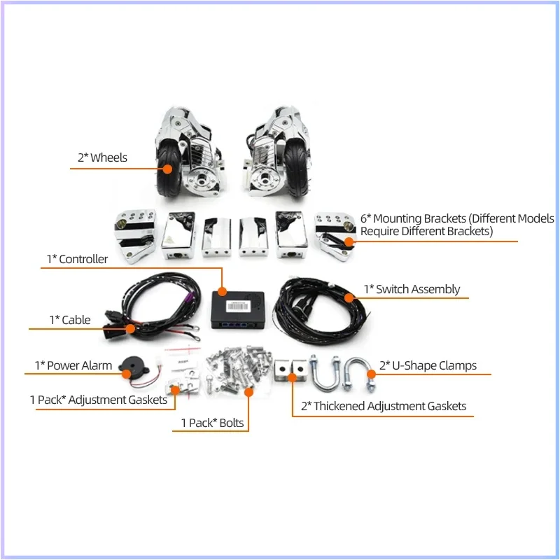 مناسبة لسيارات BMW R18 B Bagger Transcon K1600 R1200RT R1250RT R1250GS ADV موتو حامل والعتاد وقوف السيارات قوس عجلة الهبوط