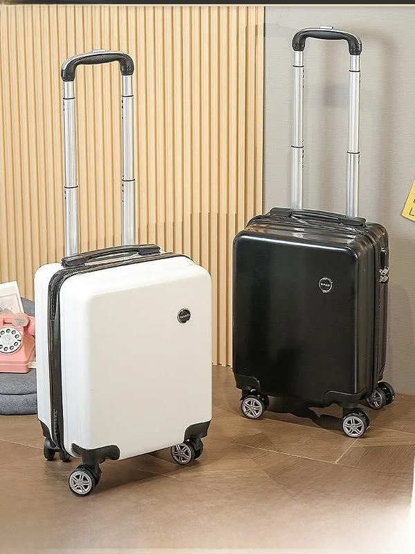 

4-Inch Carry-On Suitcase Password Travel Bag with Pull Rod for Men And Women Students Casual Travel ABS+PC Material
