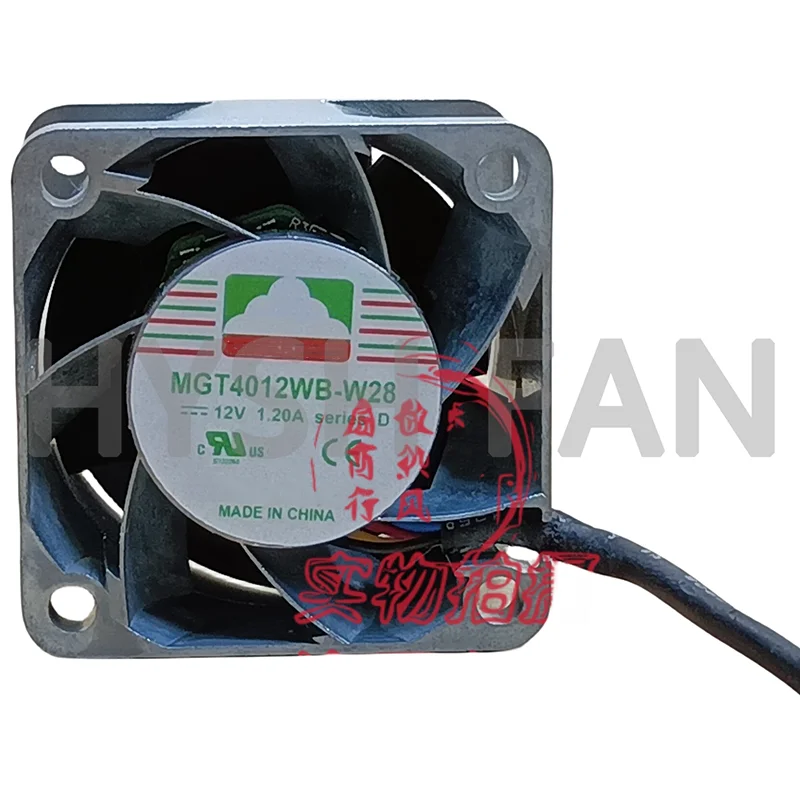 MGT4012WB-W28 4028 12V 1.2A Heat Dissipation Fan With Metal Frame