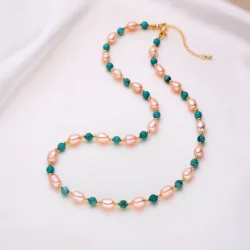 Natural Freshwater Pearl Choker Necklace Baroque Pearl Jewelry For Women Wedding Short Clavicle Necklace 2023 Trendy Wholesale