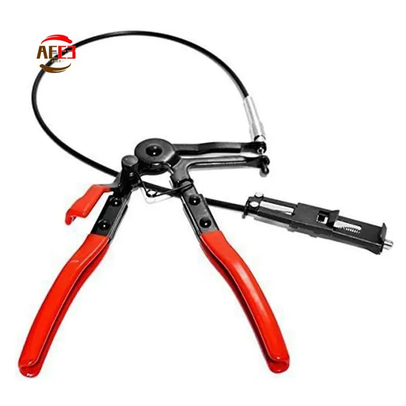 AEE3-1 Piece Flexible Throat Tube Bundle Clamp Clamp Cable Flexible Cord Hose Clamp Throat Tube Bundle Removal Tool Red&Black
