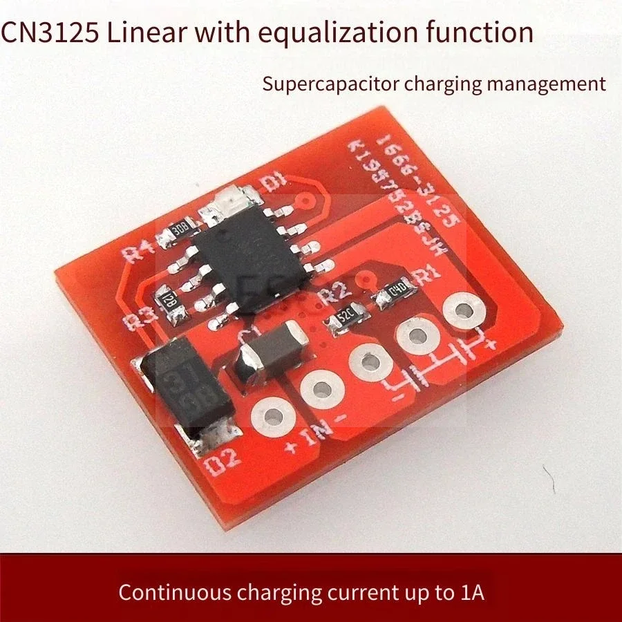 Super Capacitor Equalization Charging Management / Solar Lithium Battery Charging Panel / Maximum 900mA Current / Cn3125