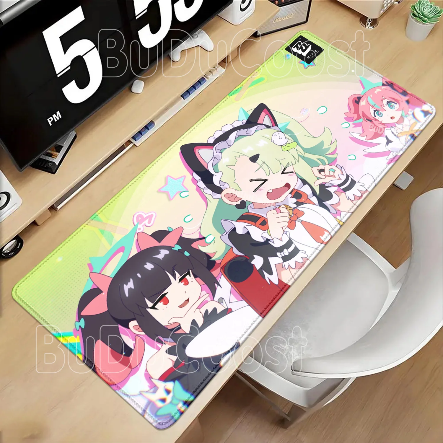 Anime Kawaii Girl AOD Angels of Delusion Cute Zenless Zone Zero ZZZ Large Mouse Pad Aria Sunna Nangong Yu‌ Keyboard XXL Mousepad