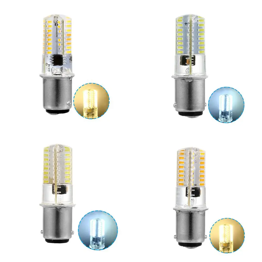 for Sewing Machine White/Warm White 64SMD 2.6W LED Corn Bulbs Crystal Lamp  110/120V BA15D