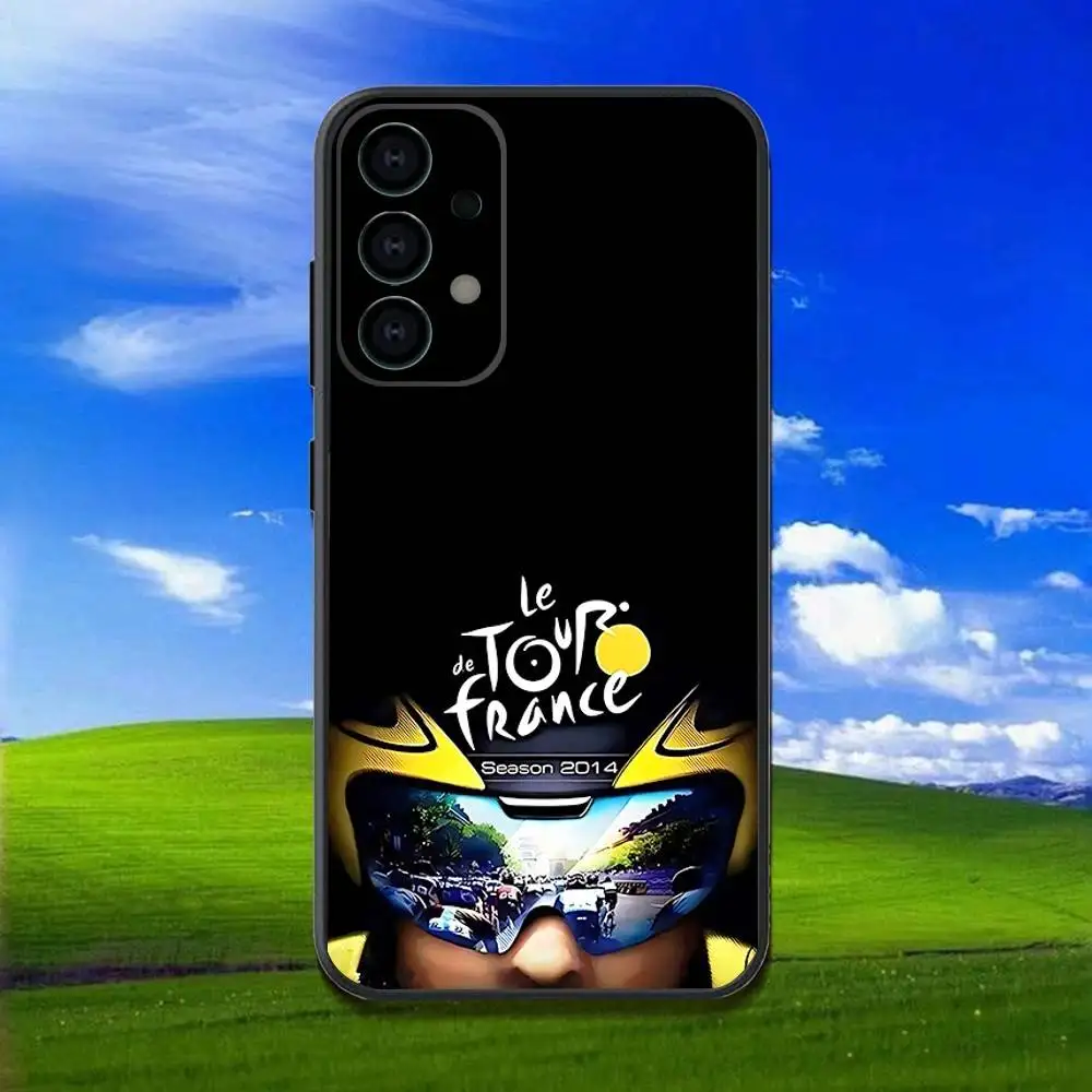 حافظة هاتف لهاتف سامسونج جالاكسي A13، A21s، A22، A31، A32، A52، A53، A71، A80، Bike Tour de France Soft Black Shell #2