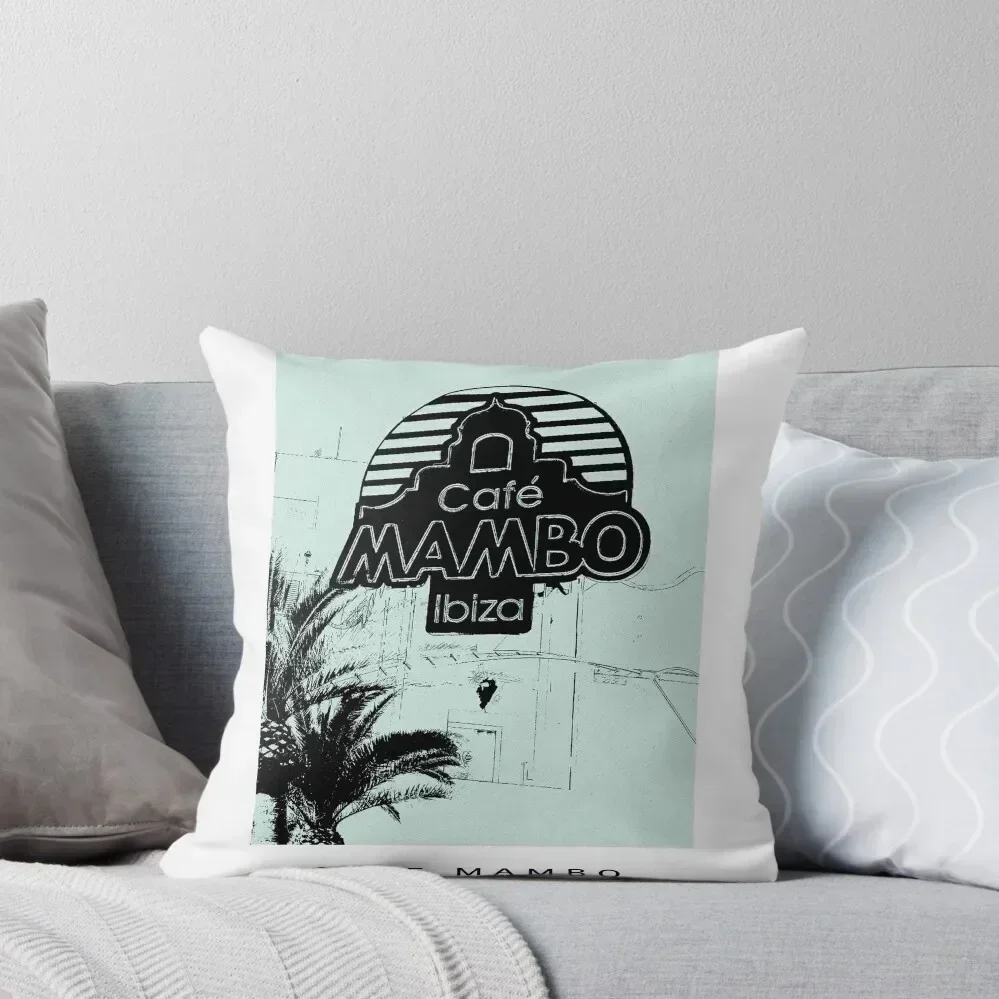 

Cafe Mambo Ibiza Wall Art High Quality, Vintage Sketch Art Travel Poster Throw Pillow Pillowcases Bed Cushions anime girl pillow
