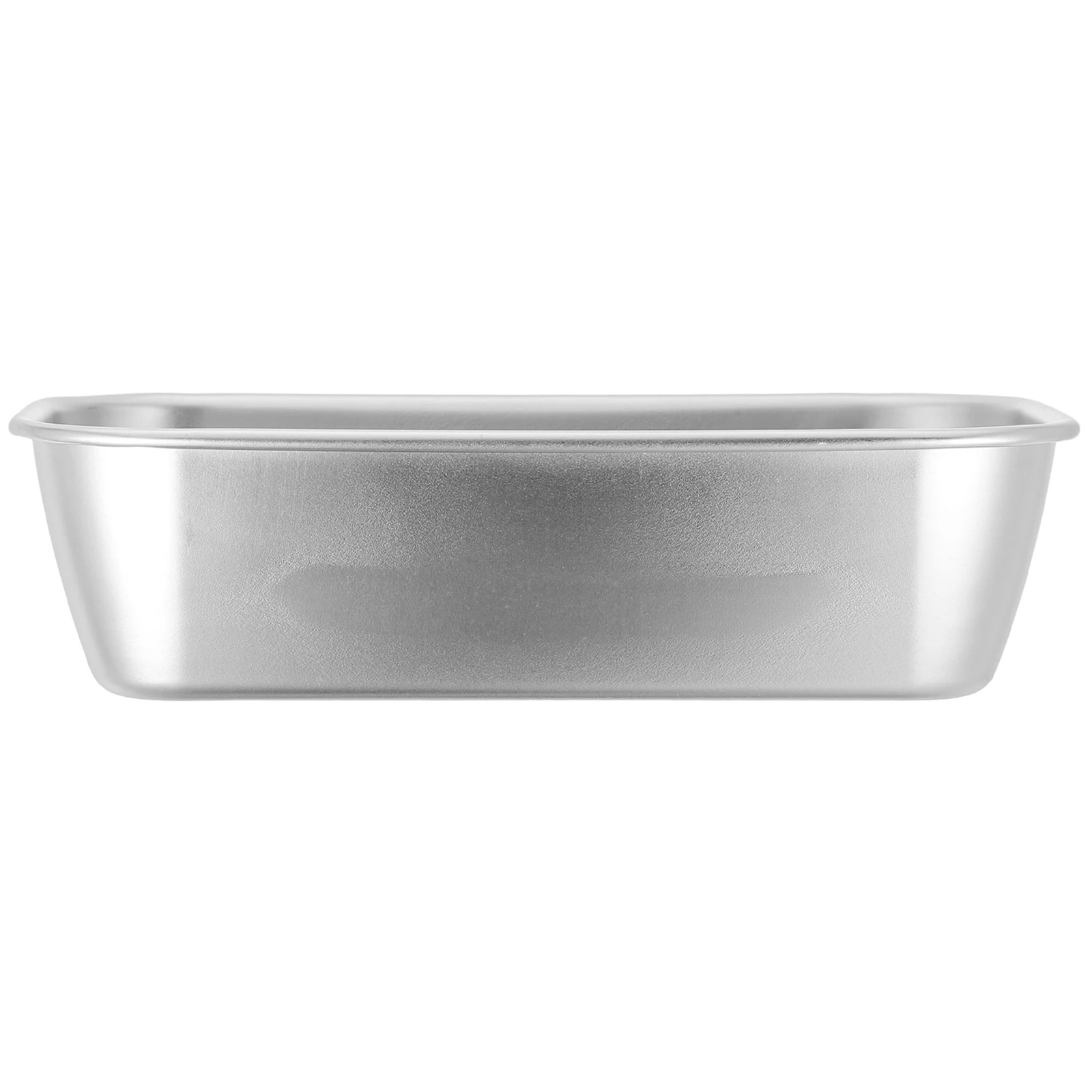 

Rectangular Baking Dish Stainless Steel Fruit Bowl Multi function Kitchen Gadget Snack Container Salad Mixing Home Metal Basket