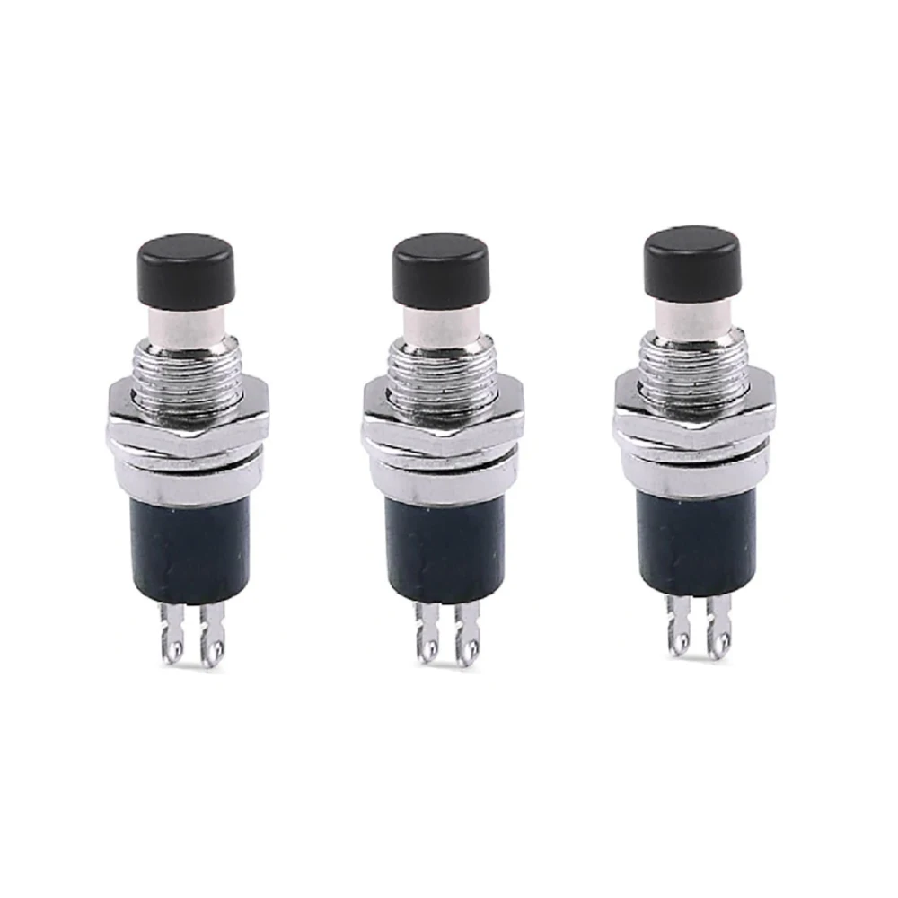 Tools Push Button Switch 250VAC 1A 125VAC 3A 6mm 7mm Momentary Normally Closed Contacts Model Push Button Switch
