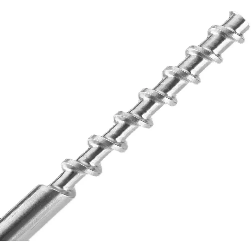 For Clay Extrusion As The Piccture Feed Rod Stainless Steel Feed Rod Extruder Hardened Steel Efficient Feeding