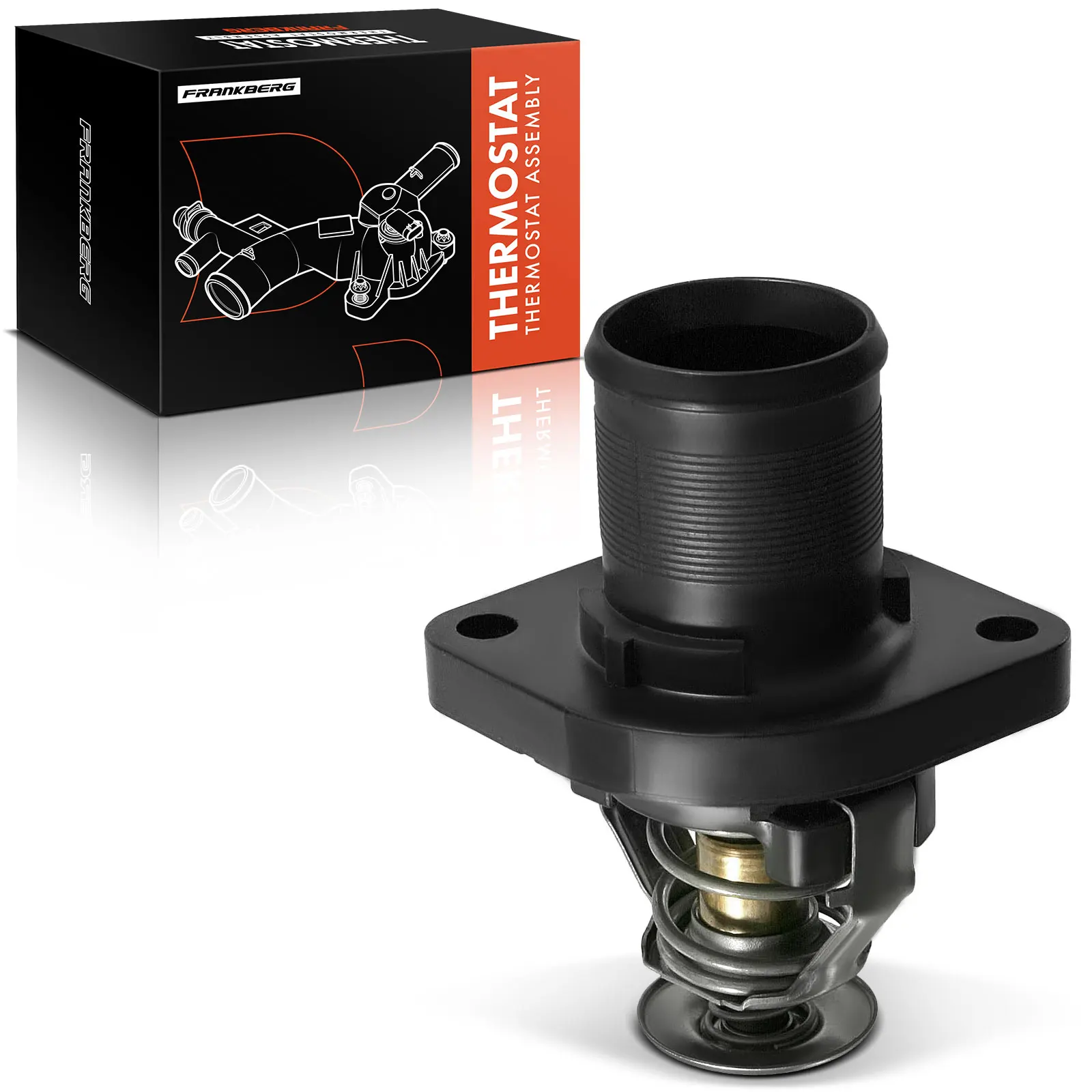 Frankberg 1x Thermostaat Koelvloeistof voor Peugeot 206 306 307 Citroën C2 Xsara Fiat Lancia 44389K 1338A0 9675707780 V42990005