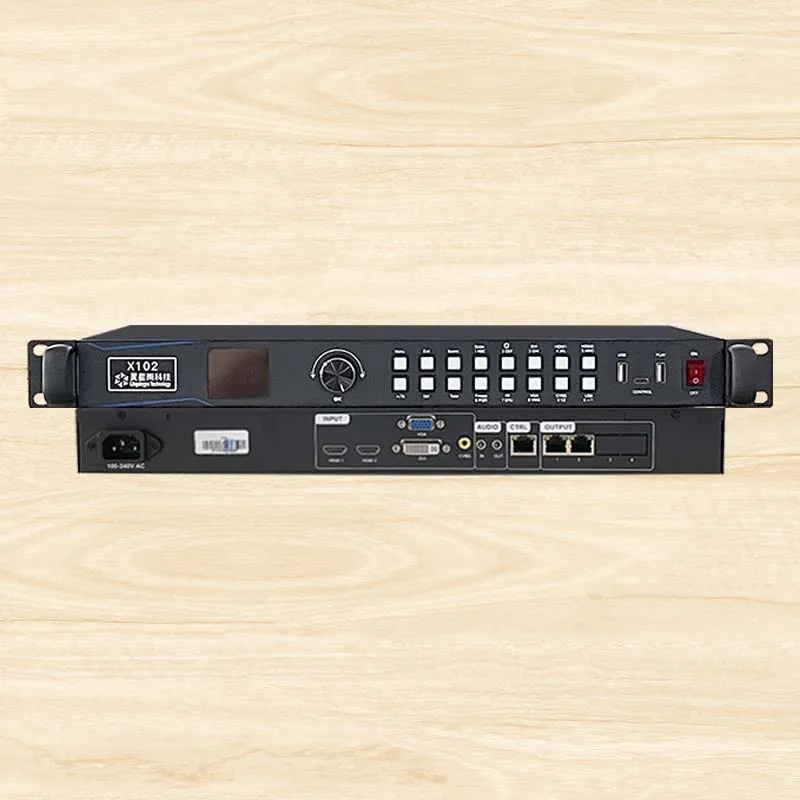 Linsn X102 Video Processor HDMI DVI VGA CV Input 11V-220V AC Voltage All In One LED Display Controller With Linsn Sending Card