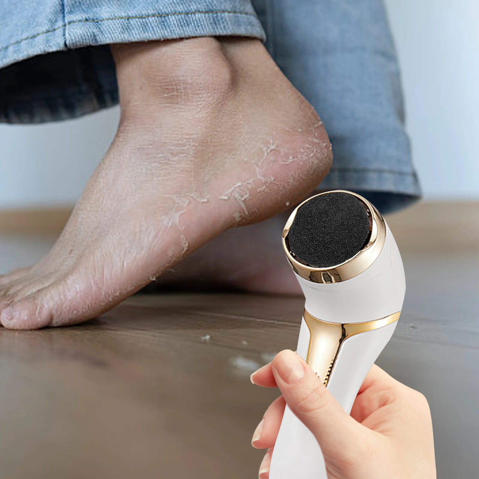 

4 pcs Rollers Replacement Refill Foot Roller Heads Pedicure Supplies Electric Foot File Replacement Heads Callus Removing Tools