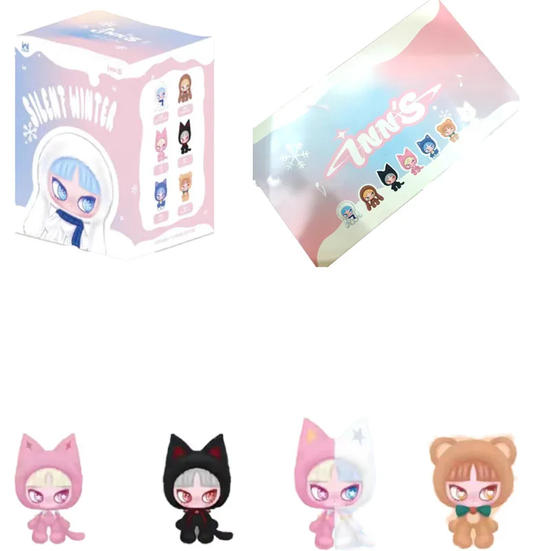 الأصلي Inns أرقام صندوق أعمى سلسلة الشتاء الصامت قلادة أنيمي Inns صناديق أعمى جمع ألعاب أطفال تخمين صندوق غامض الهدايا