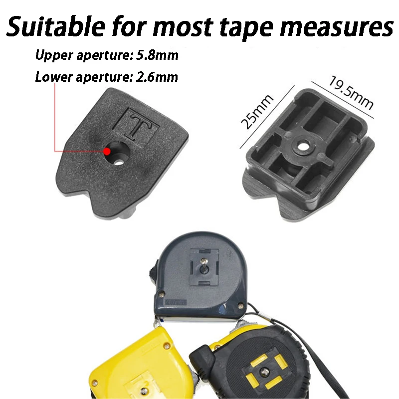 Portable Tape Measure Storage Buckle Universal Tape Measure Organizer Hooks Multi-functional Waist Tools Storage Quick Hanging