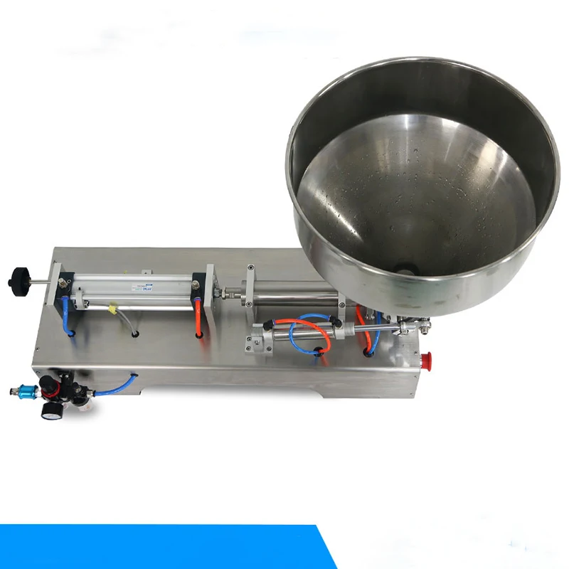 Automatic Filling Machine Pneumatic Horizontal Single Nozzle Paste Filling Packing Machine 5-100ml G1WY