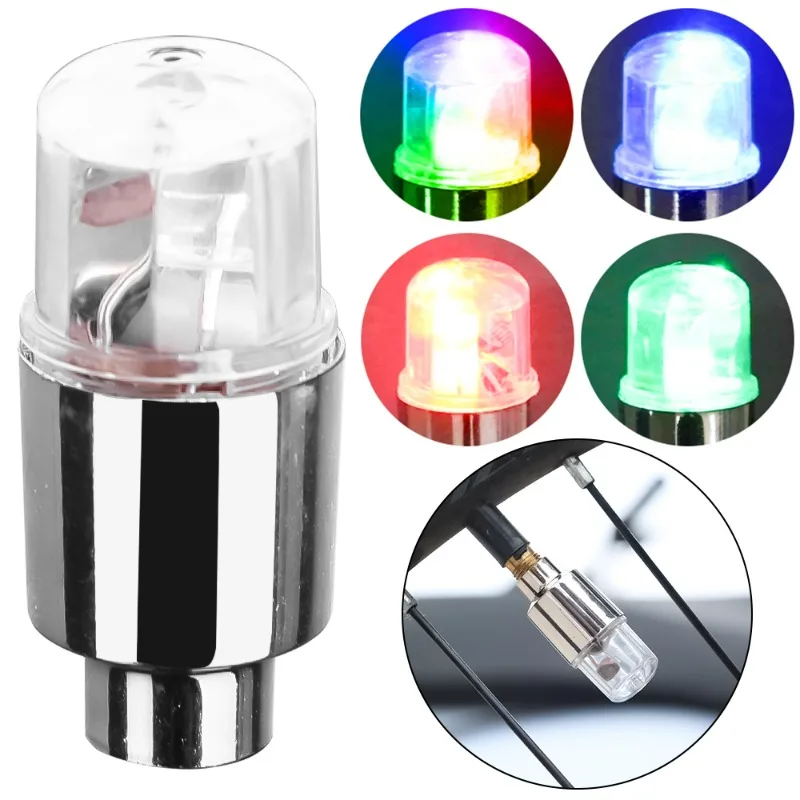 8/4Pcs Tire Valve Cap Lights LED Tire Lights for Car Air Valve Caps with Lights for Motorcycles Bicycles Electric Vehicles