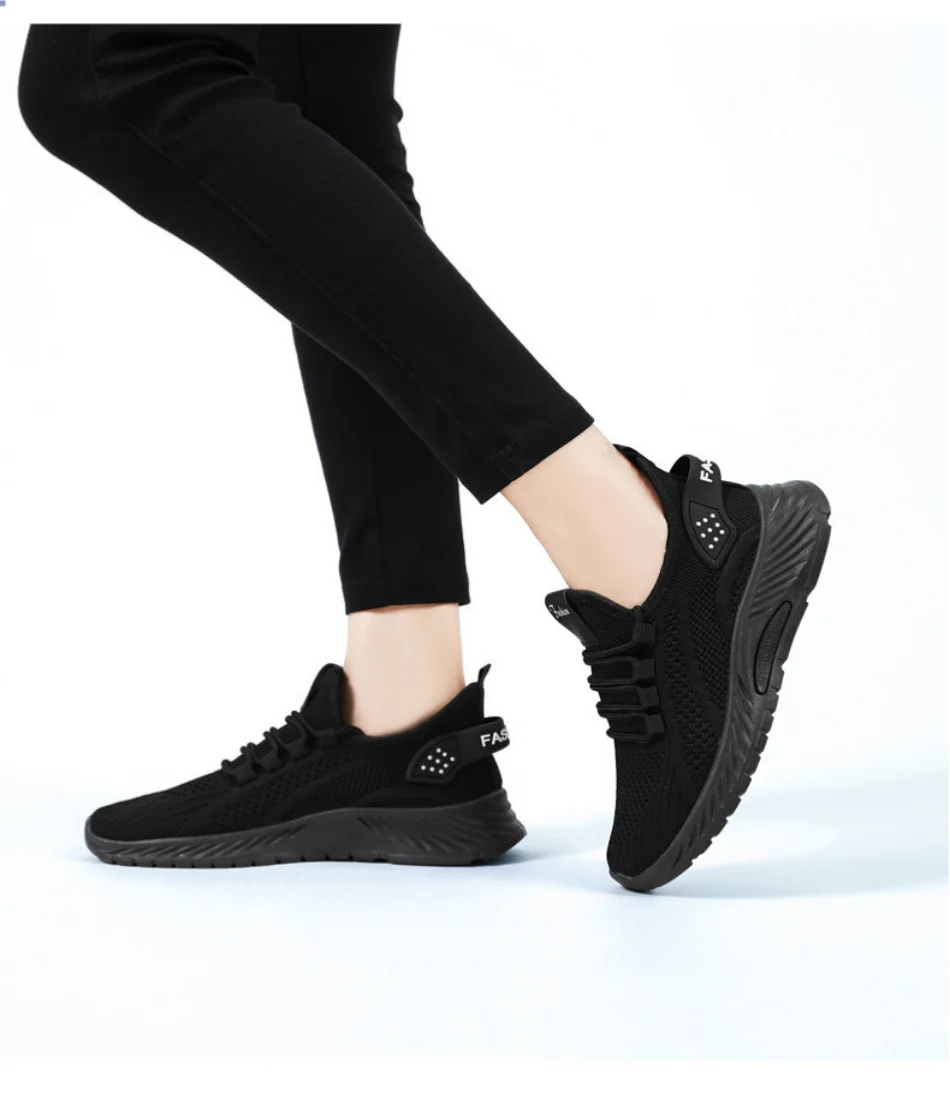 

Women's Lightweight Breathable Knit Running Sneakers, Lightweight Non-Slip Athletic Shoes
