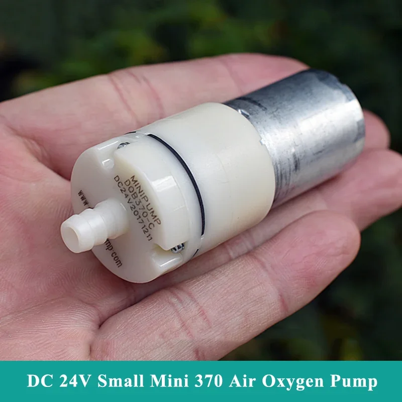 

DQB370 DC 12V-24V Large Flow Small Mini 370 Motor Air Pump Oxygen Pressure Pump DIY Inflator Aquarium Water Fish Tank