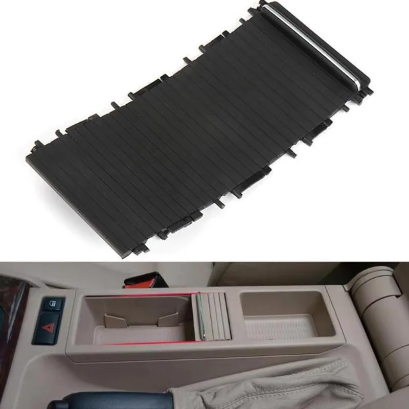 For BMW 3 Series E46 Cup Holder Roller Blind Cover 1998-2005 Car Center Console Sliding Shutters 51167038333