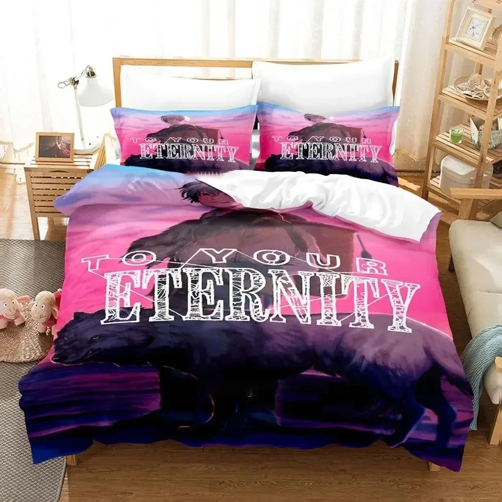 

Anime To Your Eternity 3D NEW Duvet Cover Pillowcase Bedding Set Adult Boy Girl Bedroom Decoration Children Single Double Large