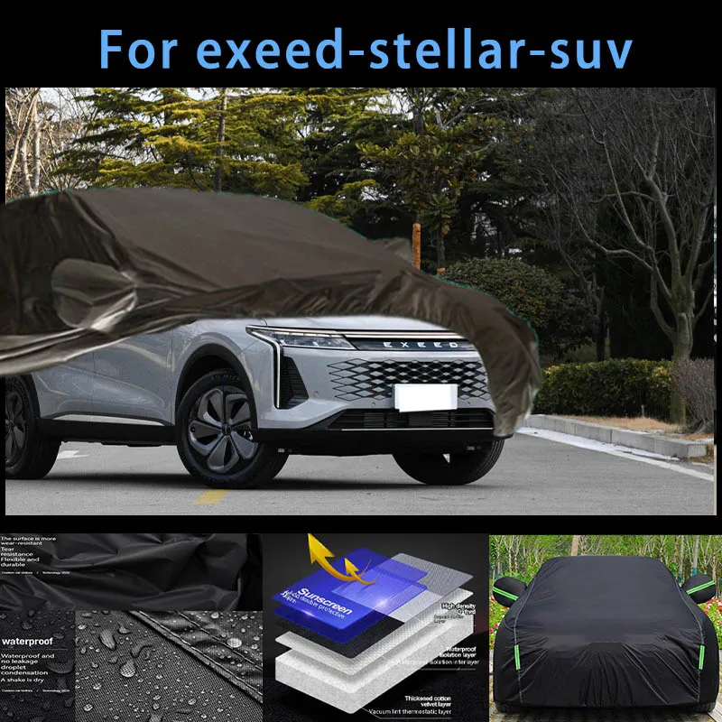 

For exeed-stellar-suv Outdoor Protection Full Car Covers Snow Cover Sunshade Waterproof Dustproof Exterior Car accessories