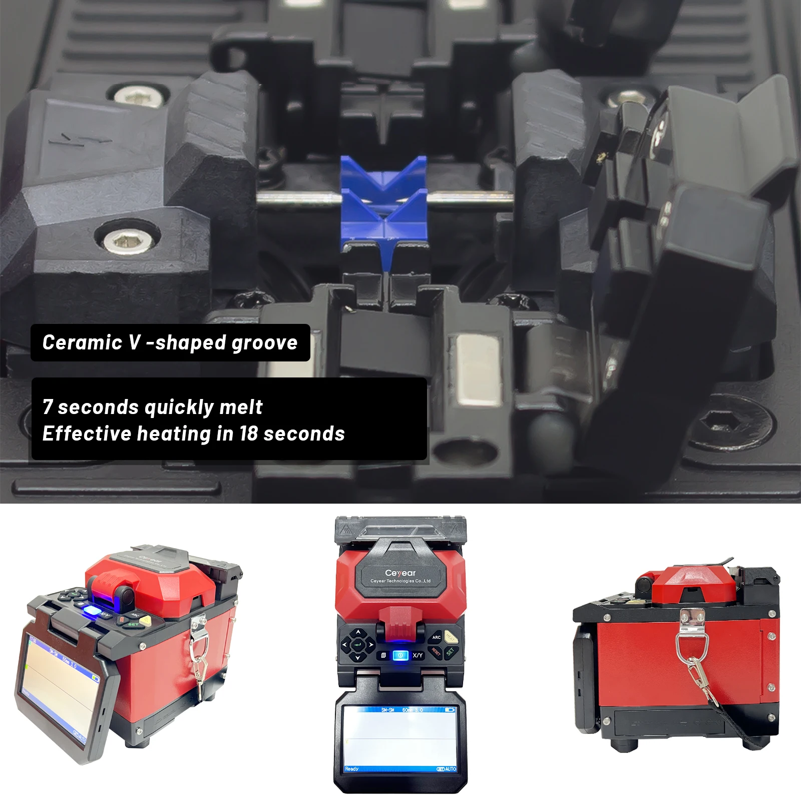 Ceyear6481B1+ Fiber Optic Fusion Machine Professional Optical Communication Equipment for Efficient Connectivity view 8
