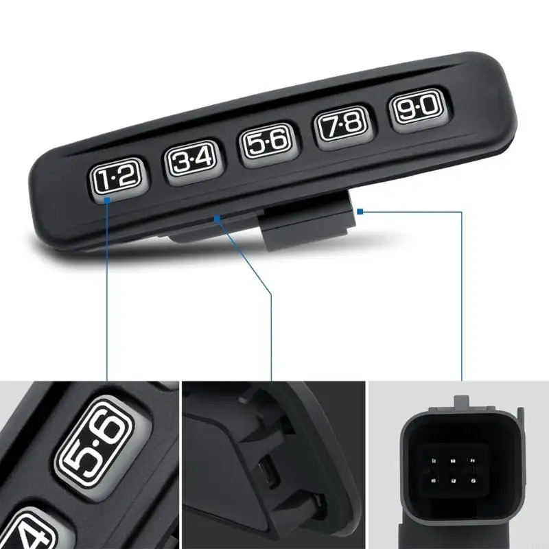 U2JA Replacement Password Lock Left Driver Door Keyless Entry Number Keypad Button Car Accessory