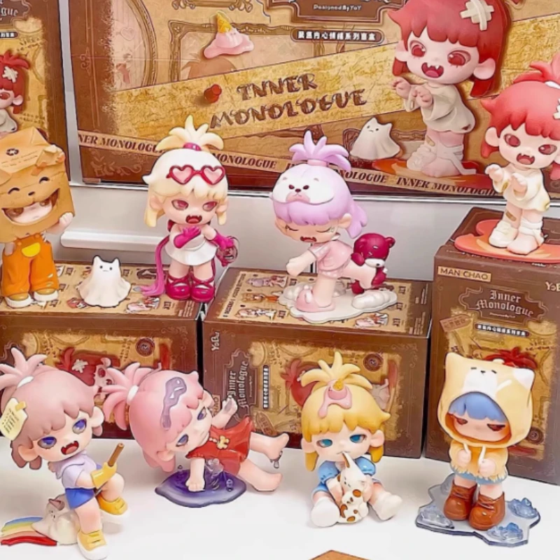 

Yobu Inner Monologue Series Blind Box Toys Tide Play Doll Doll Model Cartoon Decoration Children Birthday Gifts