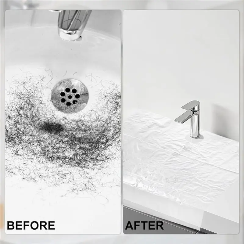 YCOC-Disposable Sink Covers For Beard Grooming, 20 Pcs Disposable Hair For Beard Catchers, For Trimming,Sink Protectors Liners