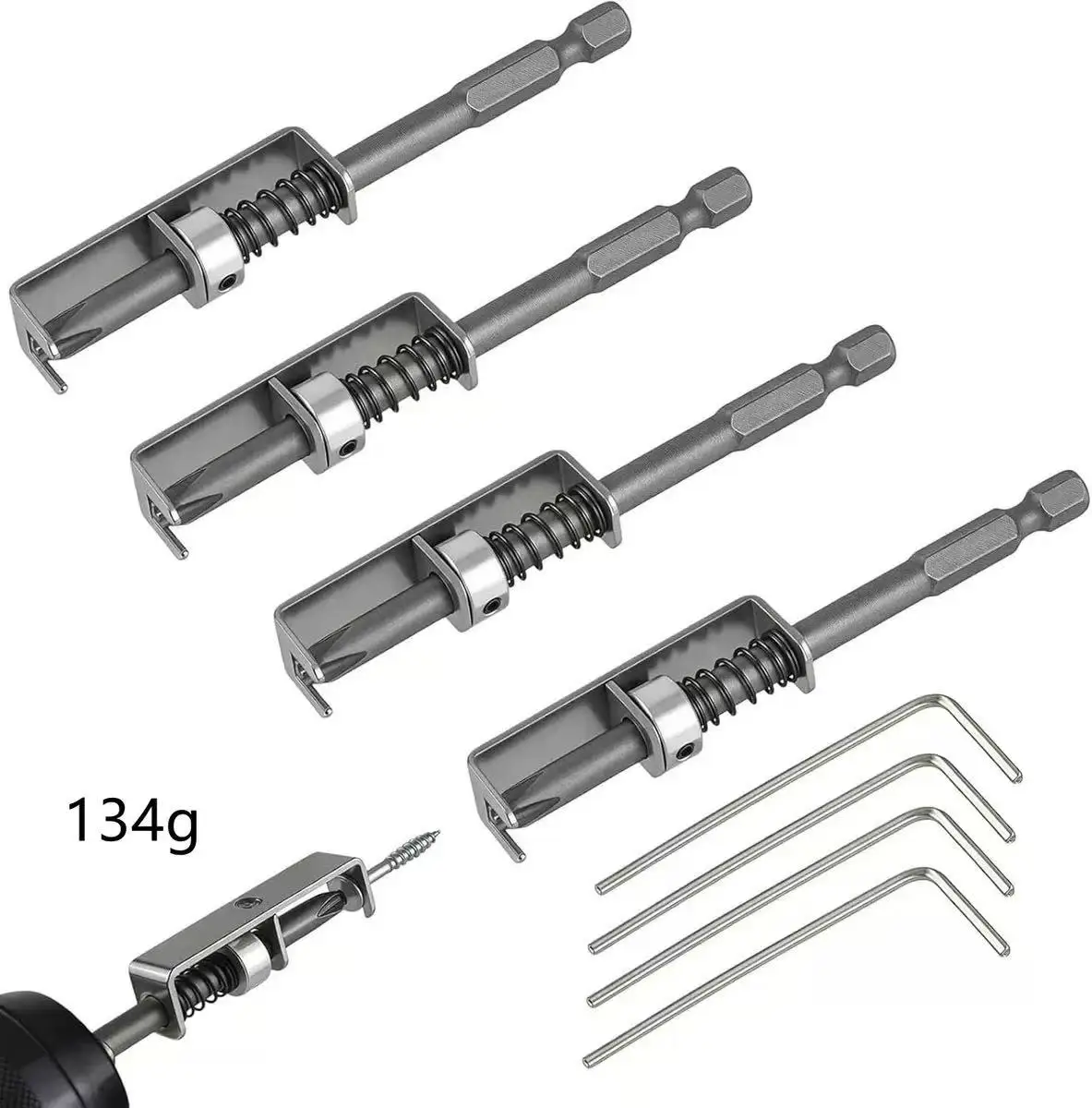 Screw holder drill bit Phillips anti-drop screwdriver bit fixing clamp set suitable for electric drills, DIY repair.