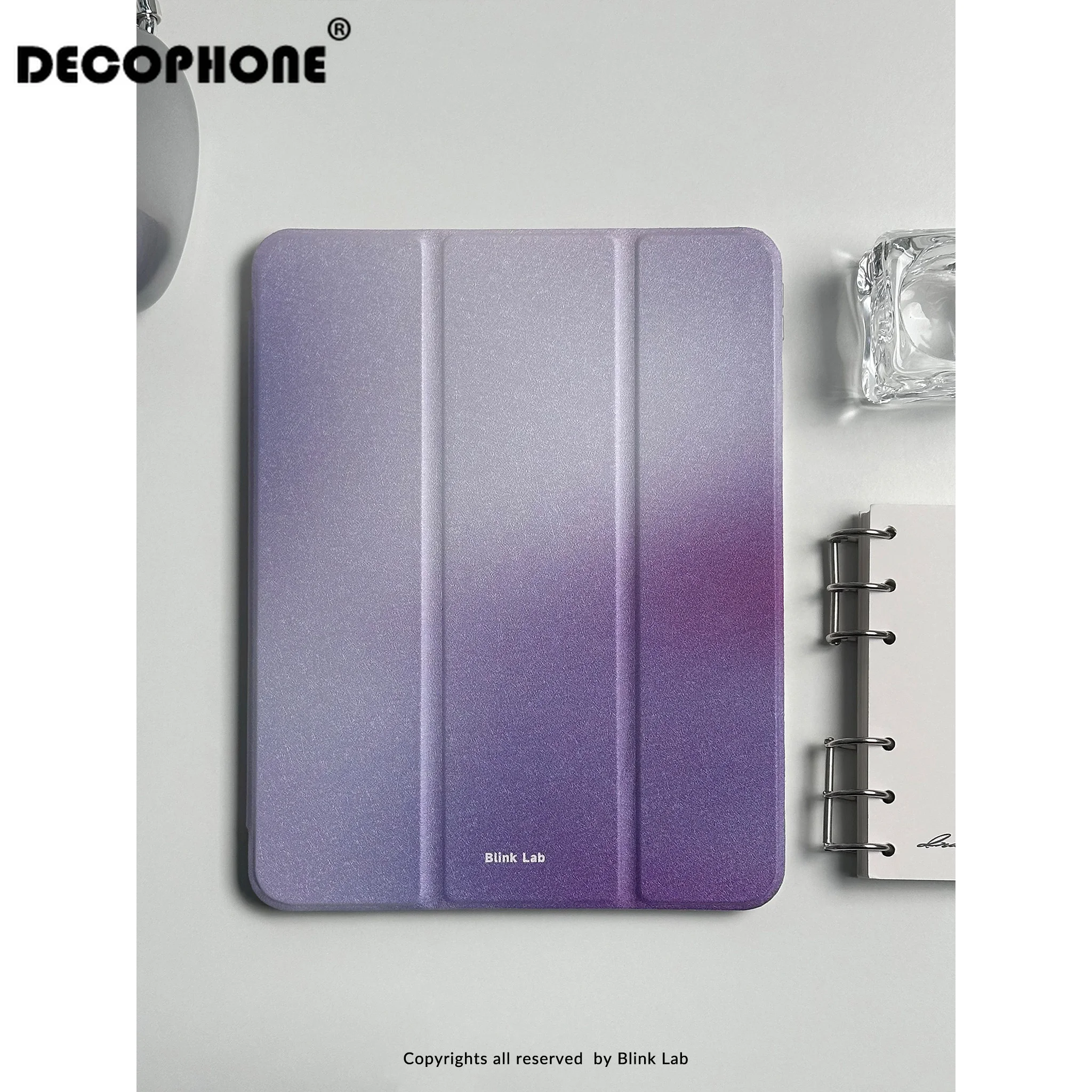 

Romantic purple gradient case For iPad 10th 11th Gen 7/8/9 10.2''/Air 4 5 6 7 11/ 9.7 Pro 11 Mini 6 7 12.9"/13"