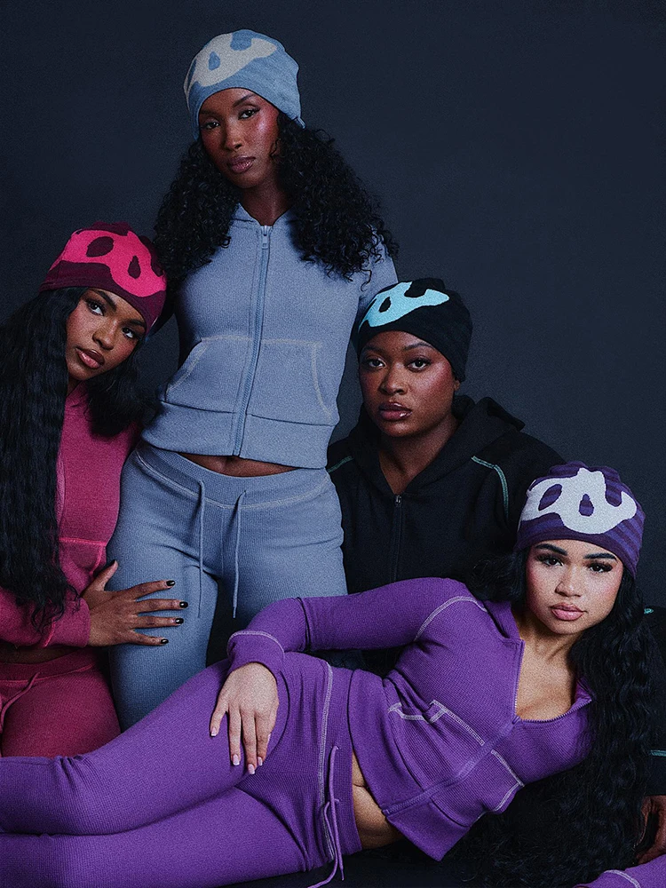 Cutenew البريدي مقنعين 2 قطعة مجموعة النساء رياضية جيب سترة الرباط مضيئة السراويل عادية رياضي بسيط تمتد ضئيلة الزي