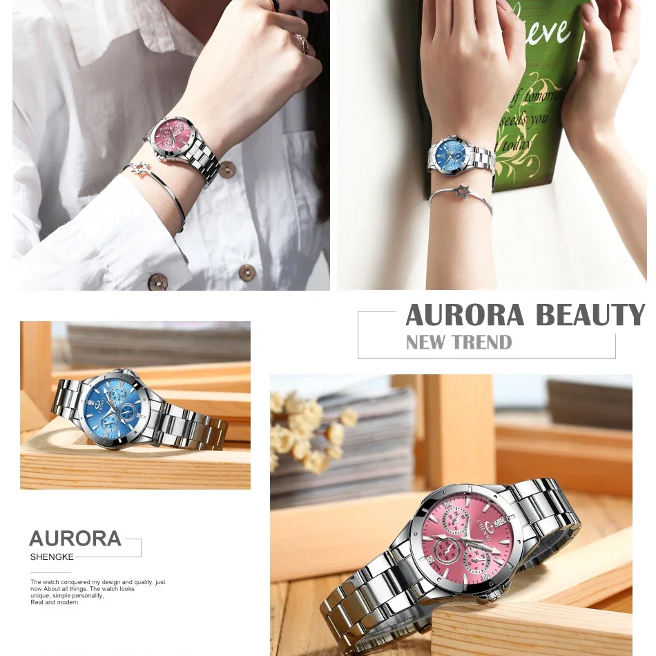 CHENXI 019A femmes mode montres de luxe femmes montres à Quartz dames de luxe strass cadran horloge étanche Reloj Mujer