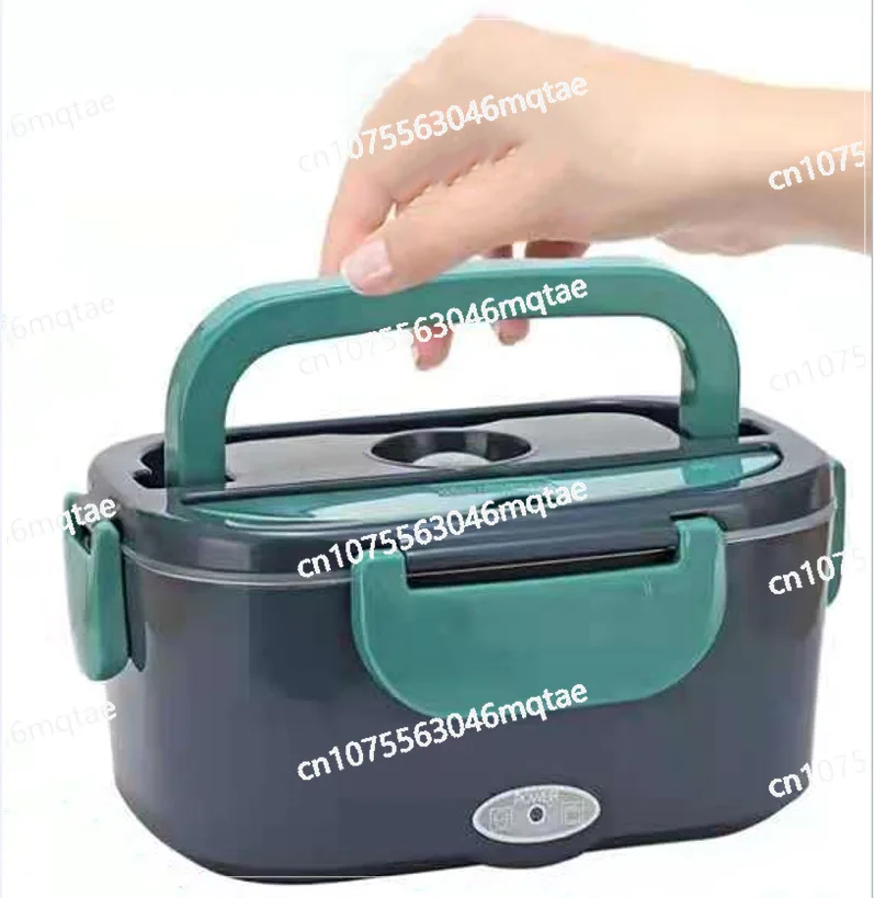 Home Car 2-in-1 Plug and Play Portable Handbag with Cooking Double Layer Insulated Meal Box