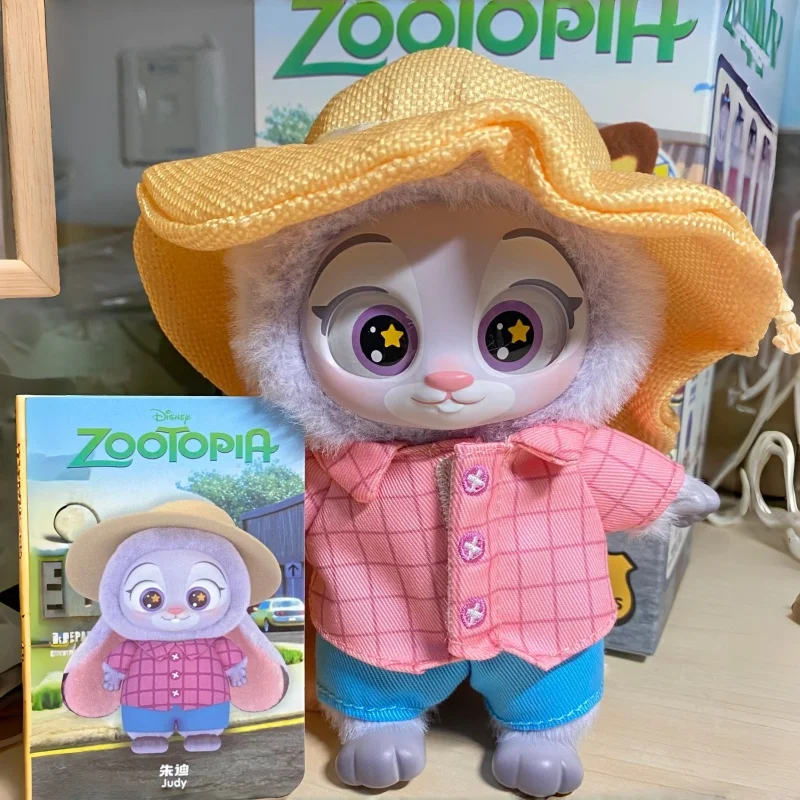 Boneka Aksi Nick Judy Lucu dari Zootopia Blind Box, Boneka Vinyl Plush Trendi untuk Dekorasi, Gantungan Kunci, Hadiah Kejutan