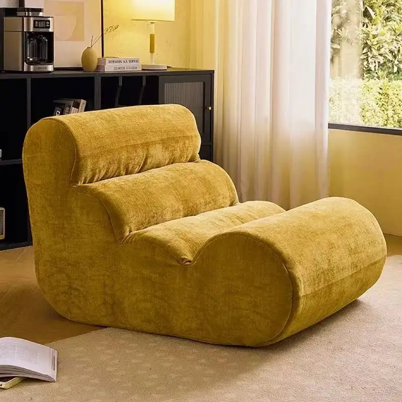 Modern reclining comfortable and soft single leisure chair compression sofa upholstered furniture living room apartment mall