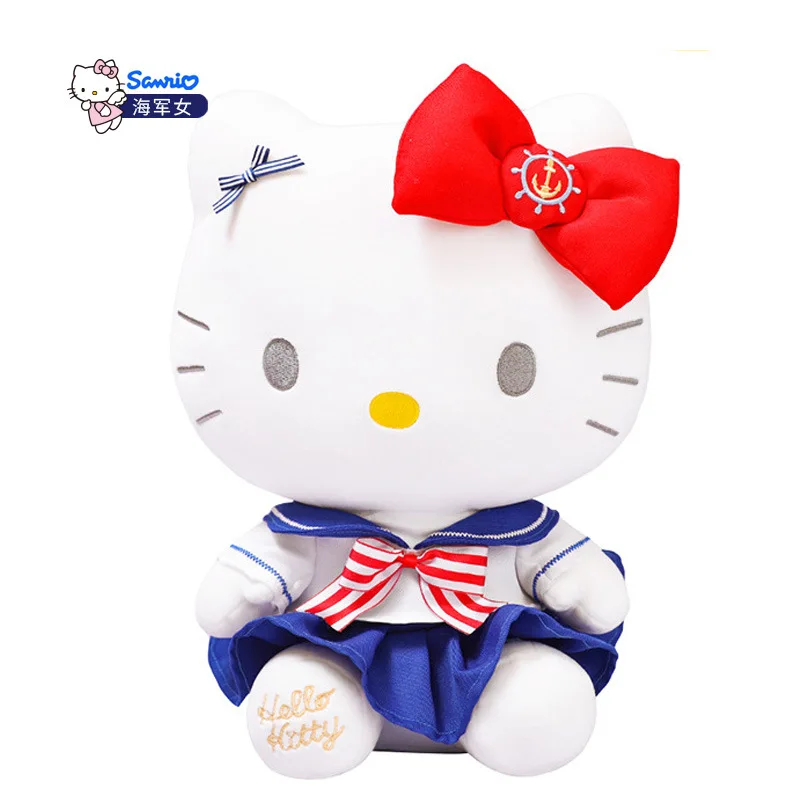 Jouets en peluche Sanurgente pour enfants, oreiller de dessin animé mignon, Hello Kitty, jouets en peluche pour bébé, cadeaux pour enfants, poupées pour filles et garçons, Kawaii