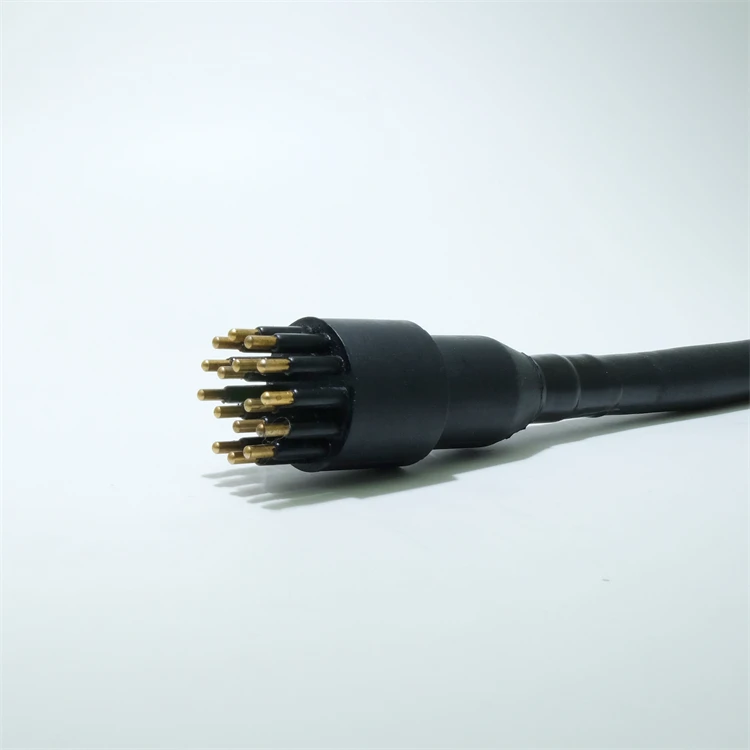 Ip69 Cable Waterproof Circular 2 Pins Female Male Hermaphrodite Connector For Subsea Camera