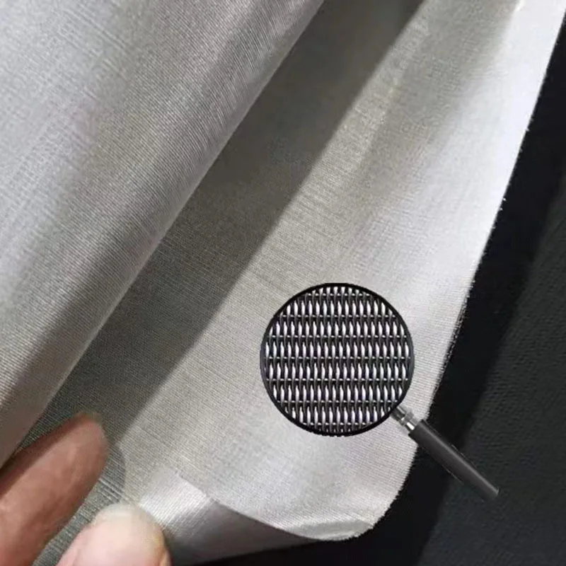 304 Edelstahl-Drahtgewebe – Matt Gewebt, 500-2300 Mesh, 50 X 100 Cm, Säure- Und Hitzebeständig, Für Filterung Und Siebung