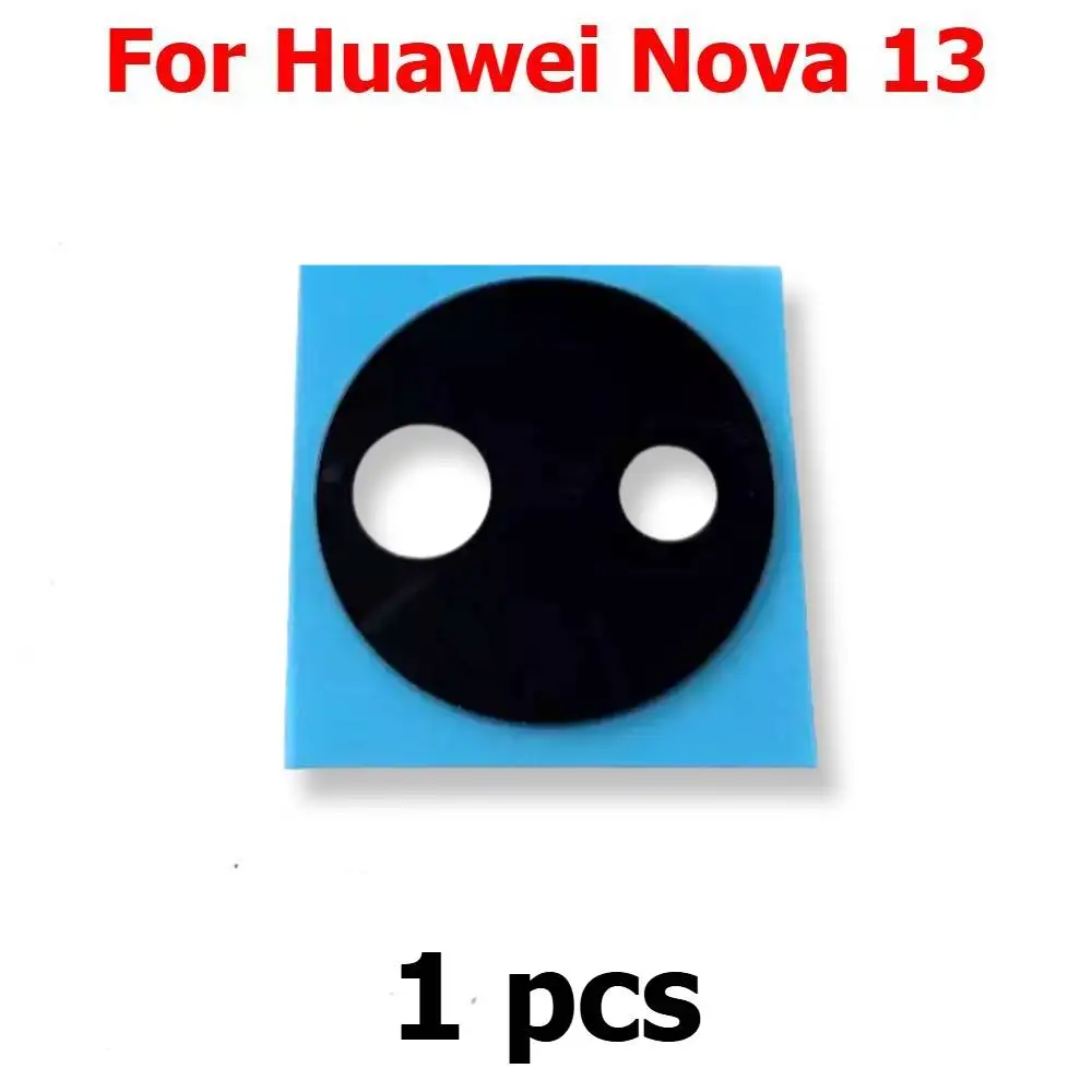 Rear Back Camera Lens Glass For Huawei Nova 13 Nova13 With Adhesive Sticker Lens Cover Mobile Phone Replacement Parts