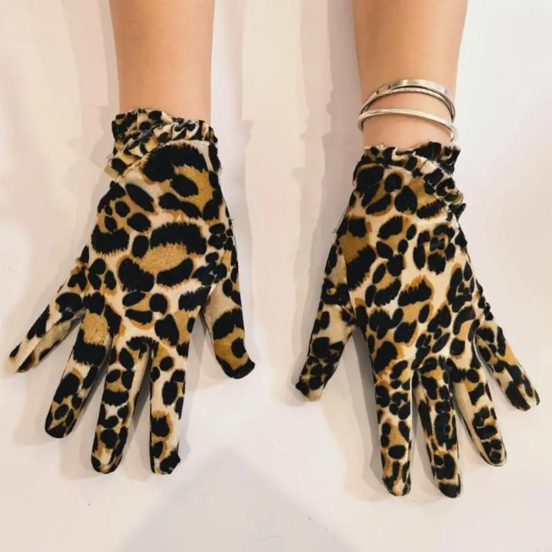 Rękawiczki unisex 270D z nadrukiem zwierzęcym Miękkie tekstylia poliestrowe Komfort podczas aktywności na świeżym powietrzu