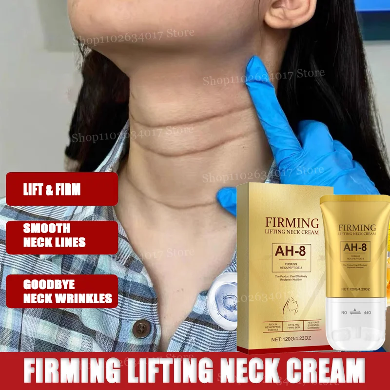 

AH-8 Firming Lifting Neck Cream for Crepey Skin Deeply Moisturizing Tightening Lifting Anti Aging Comfort Roller Neck Cream