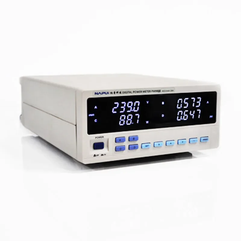 Digital Power Meter Testing Watt Voltage DC AC Current Hertz Power Factor Analyzer PM9804