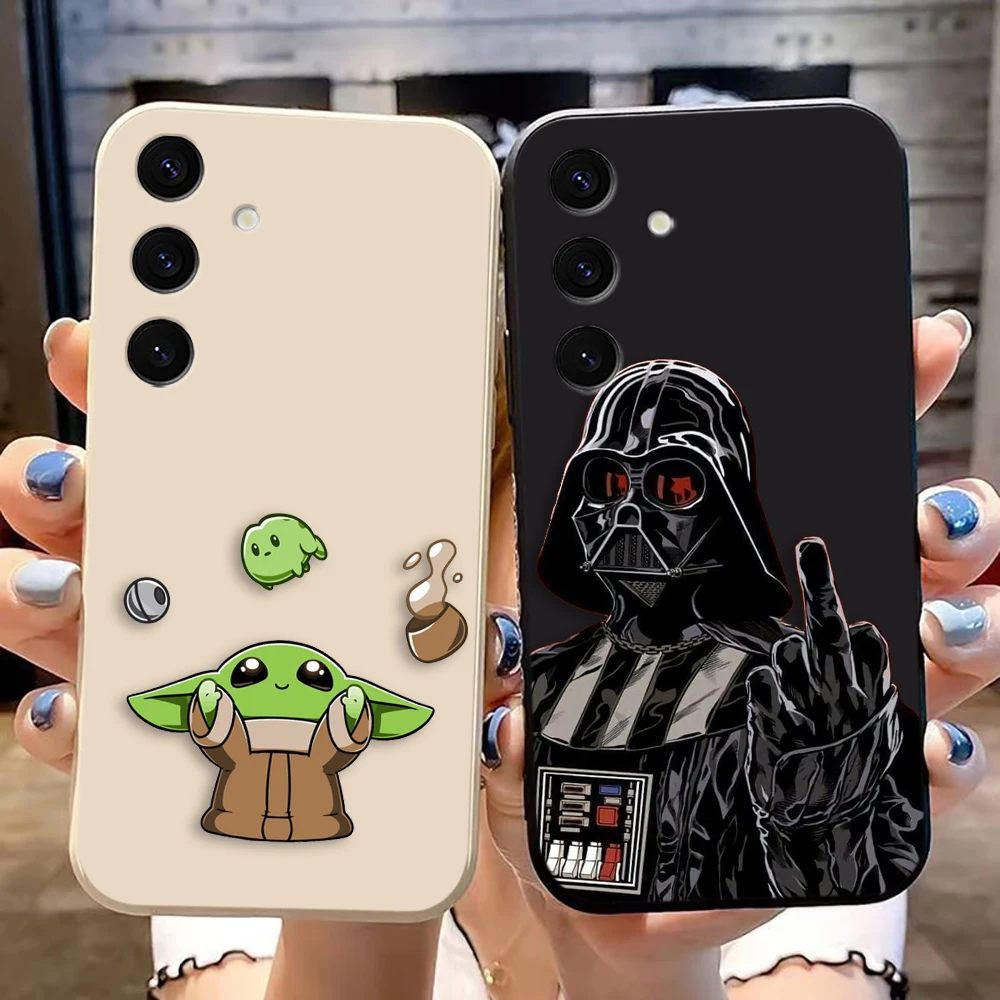 Disney S-Star W-Wars Y-Yoda Cover Phone Case For Samsung Galaxy S24 S23 S22 S21 FE S20 S10 S30 S25 PLUS Ultra Color Case Funda