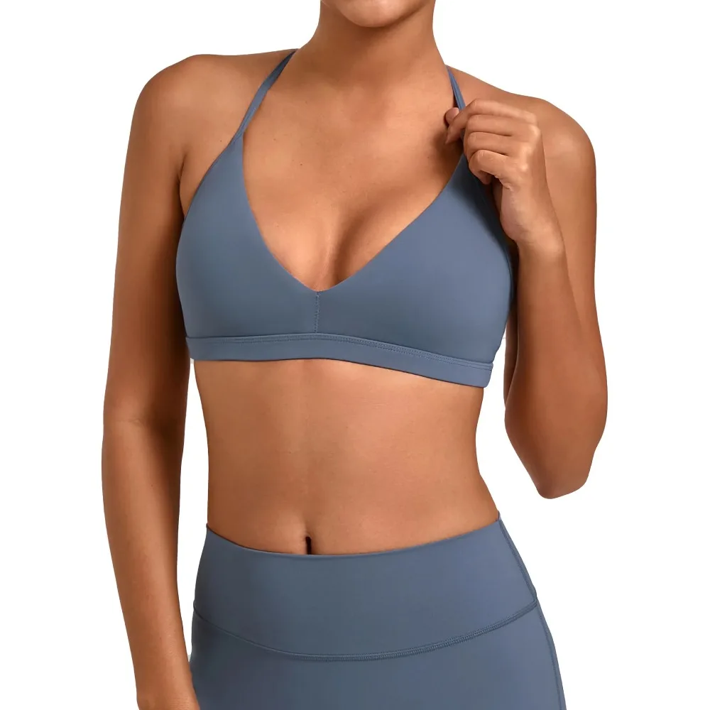 Gym Workout Fitness Top Adjustable Strap Yoga Bras Hollow Out Back Versatile Sports Bra Fitness Running Sports Bra for Women view 5