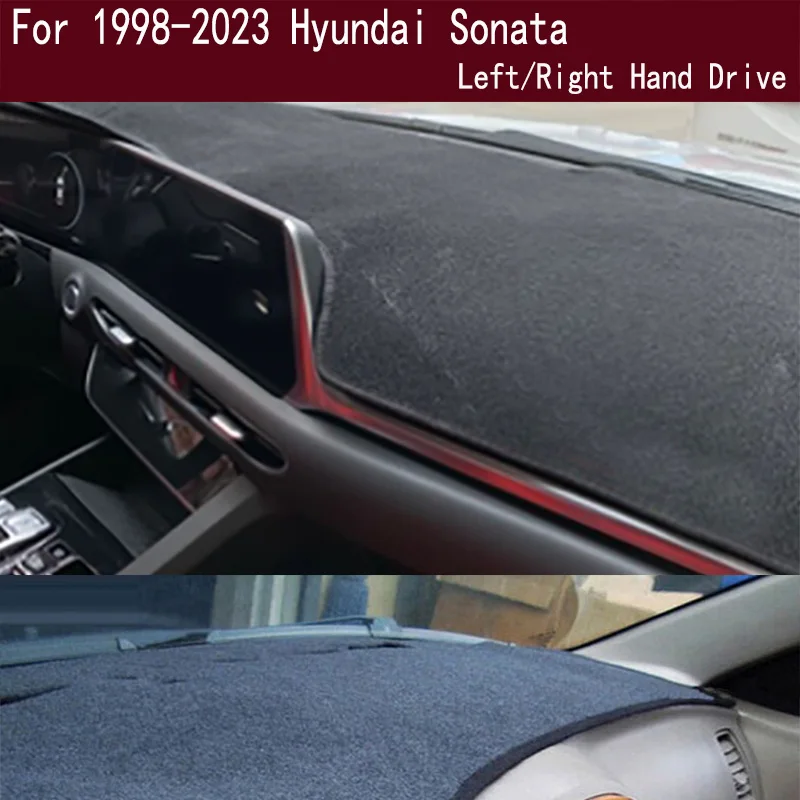 

For Hyundai Sonata 1998-2023 Dash Mat Dashmat Dashboard Cover Instrument Panel Sunscreen Pad Ornaments