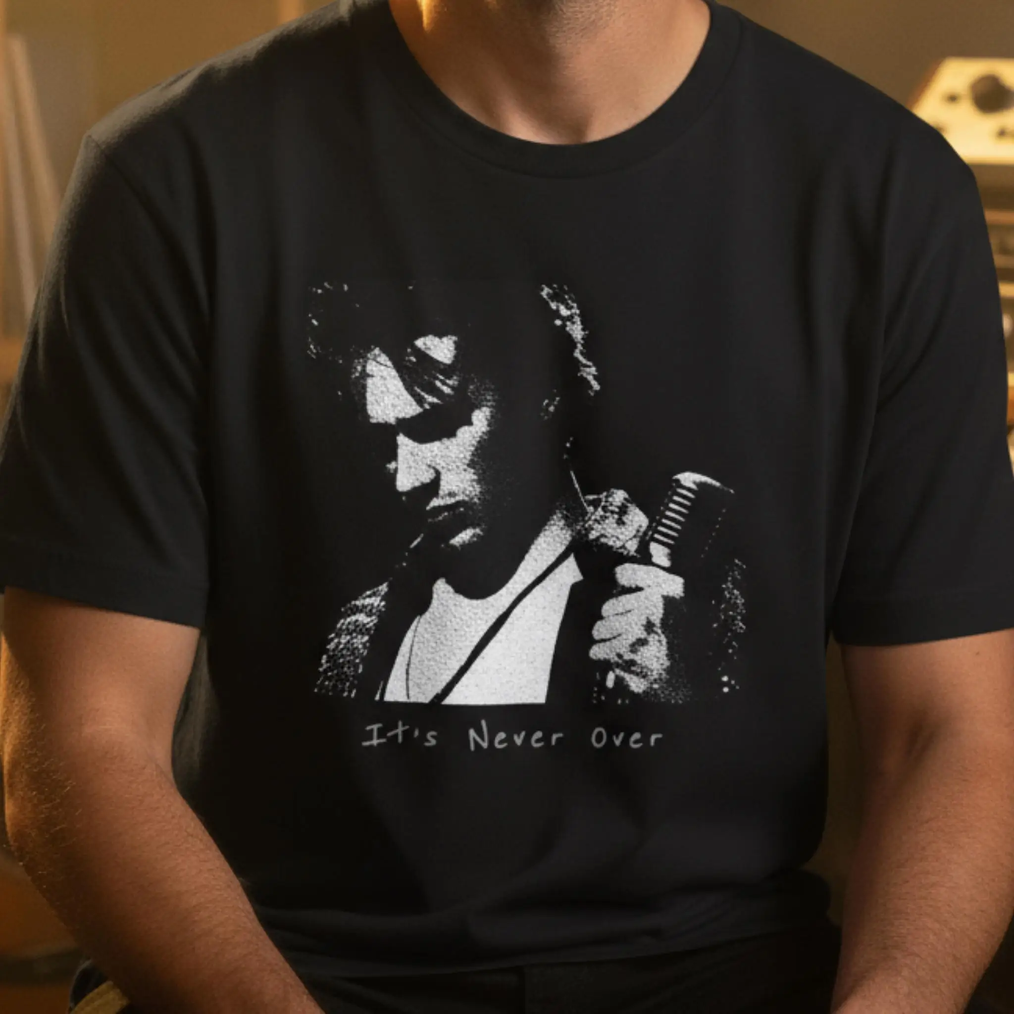 It's Never Over Shirt Jeff Buckley Shirt Vintage Music T-shirt Unisex Tee 90s Rock Style Retro Streetwear Grunge Vibe Gift