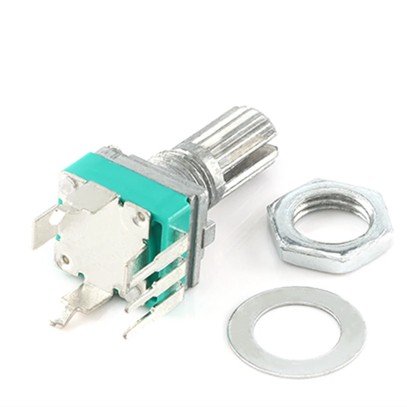 

10PCS RK097 precision potentiometer vertical single link shank length 15mm gearless 3-pin B2K B5K B10K B20K B50K B100K B500K B1M