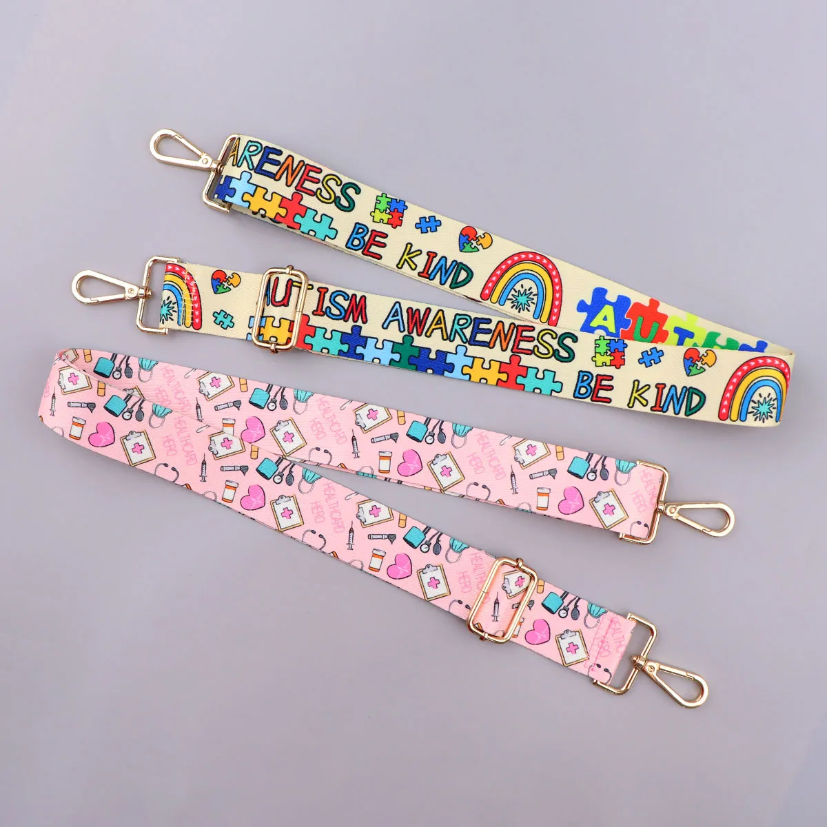 Autism Adjustable Crossbody Doctors and nurses Bag Strap Fashion Strap Perfect Bag Replacement  Accessories